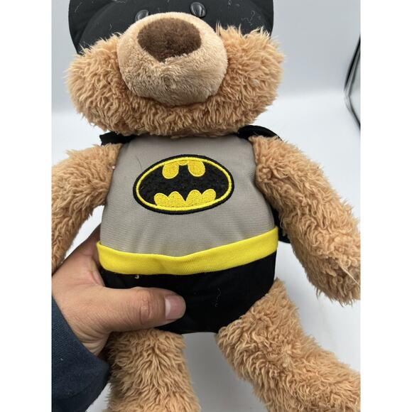 Large Gund Batman Plush Teddy Bear 21” Long Used - Picture 2 of 6